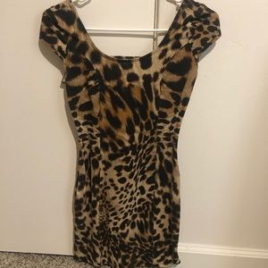 Cheetah print dress